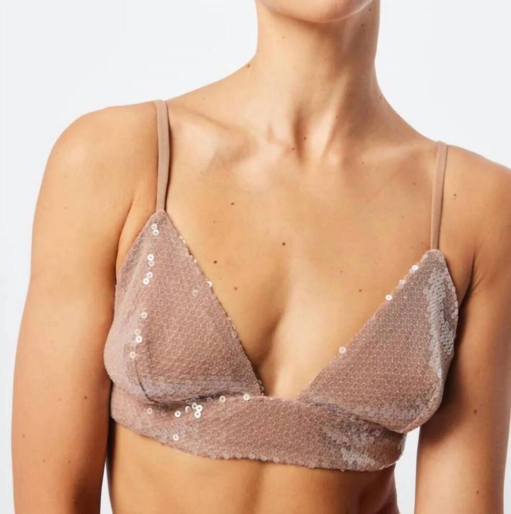 NEW MOSSMAN women's celestial bralette in champagne